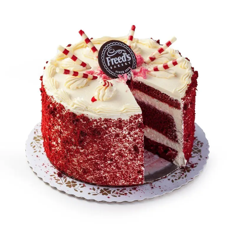 Red Velvet Vegas Dessert Cake, 7-Inch Round