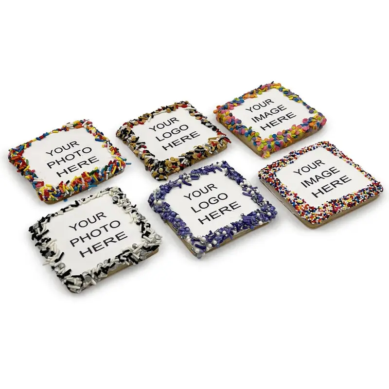 Square Custom Image Cookies