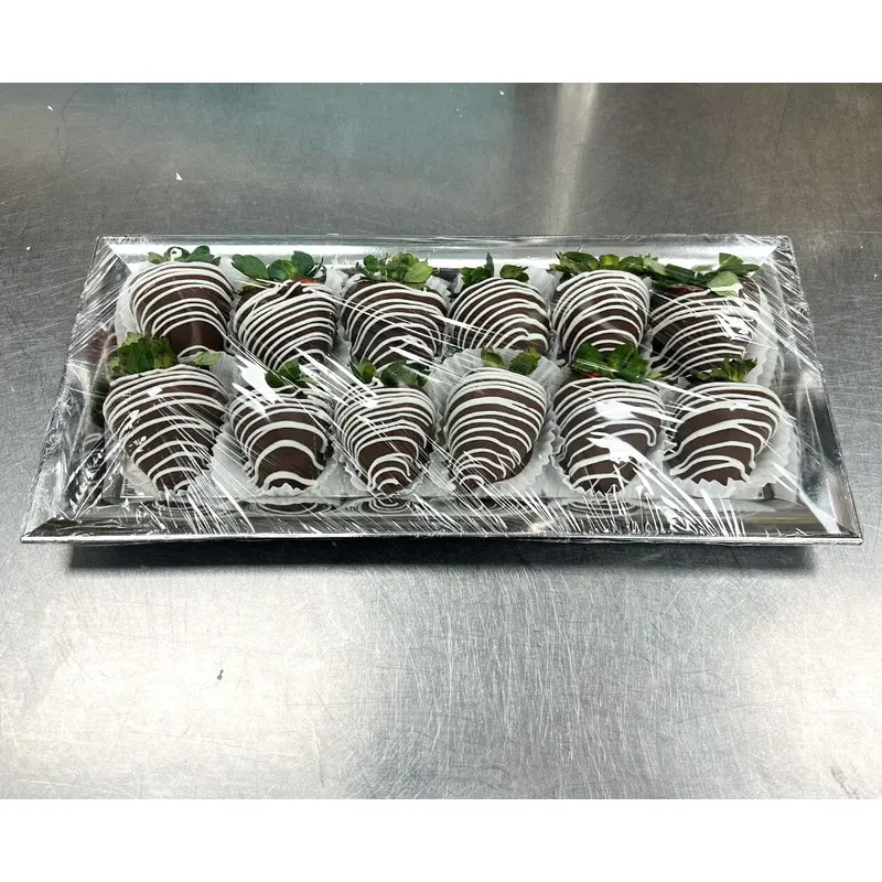 Tiger Lily Dozen Strawberries (Tray/Wrap/No Box)