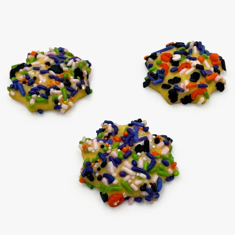 Monster Mash Sprinkle Butter Cookies