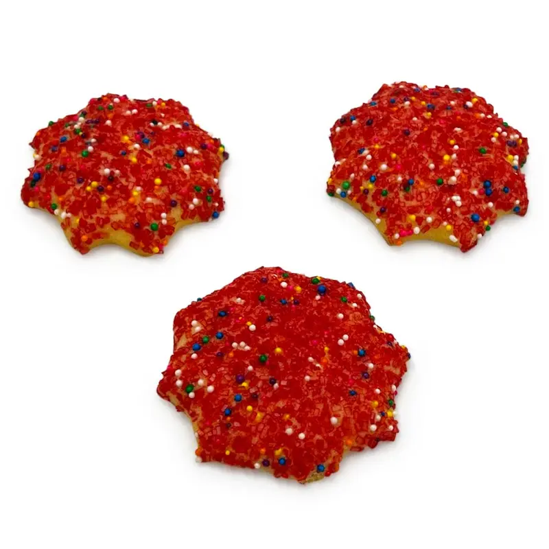 Santa's Party Crystal Butter Cookies