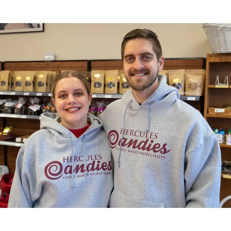 Hercules Candy Grey Pullover Hoodie