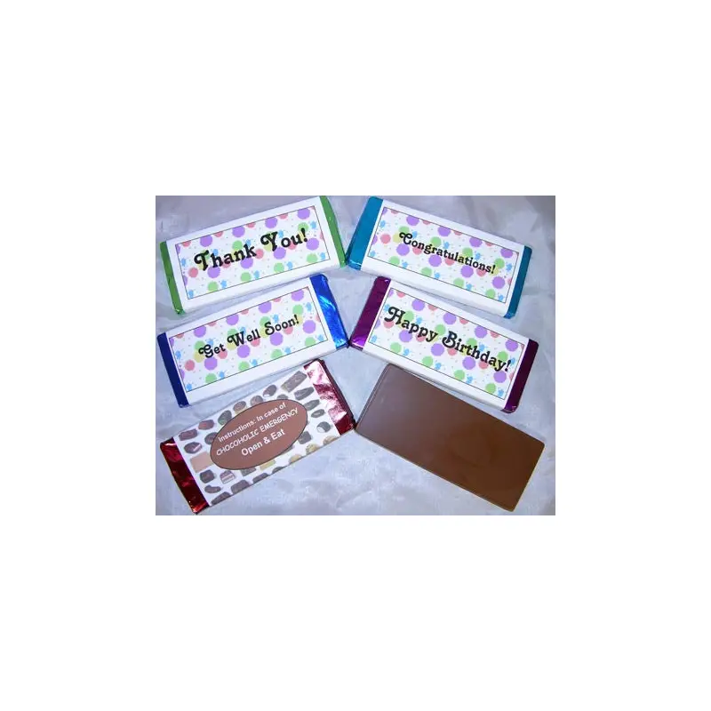 Message candy bar large