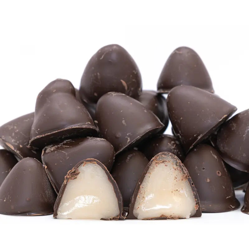 Old Fashioned Chocolate Drops, vanilla cream filled