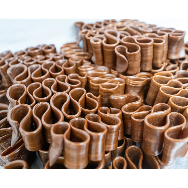 Chocolate Ribbon Candy, filled with peanut butter and Fluff