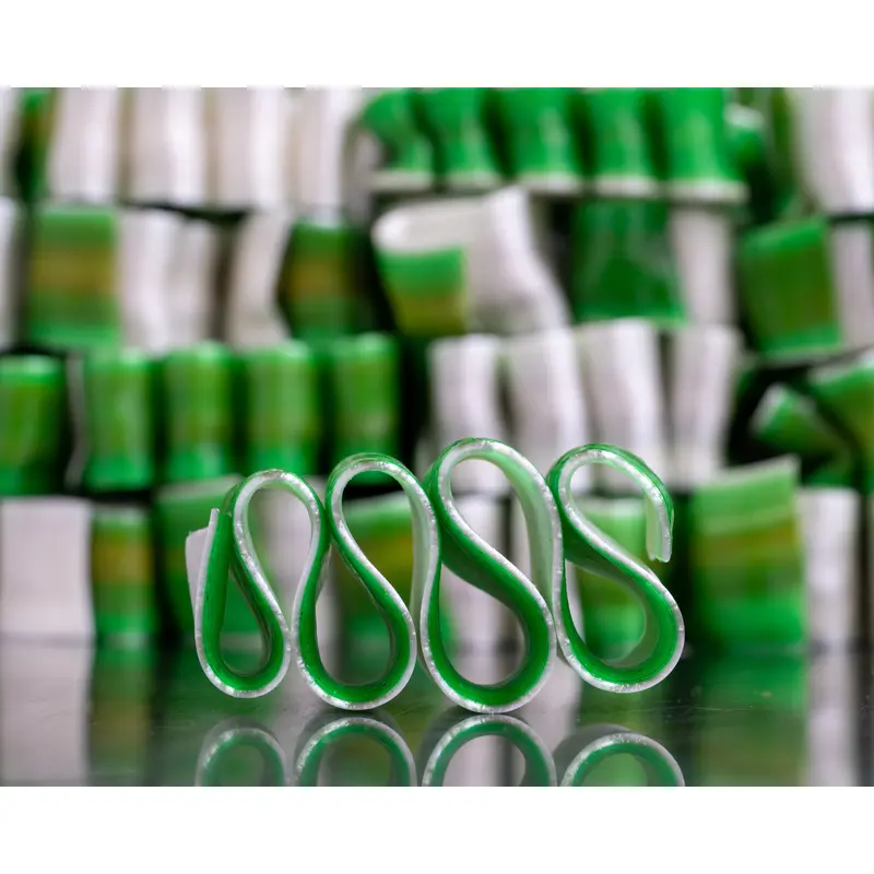 Green Apple Caramel filled Ribbon Candy