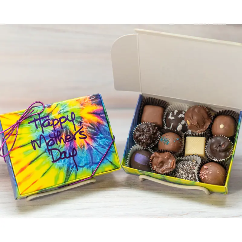 Happy Mother's Day Assorted Chocolates, Tie Dyed Box
