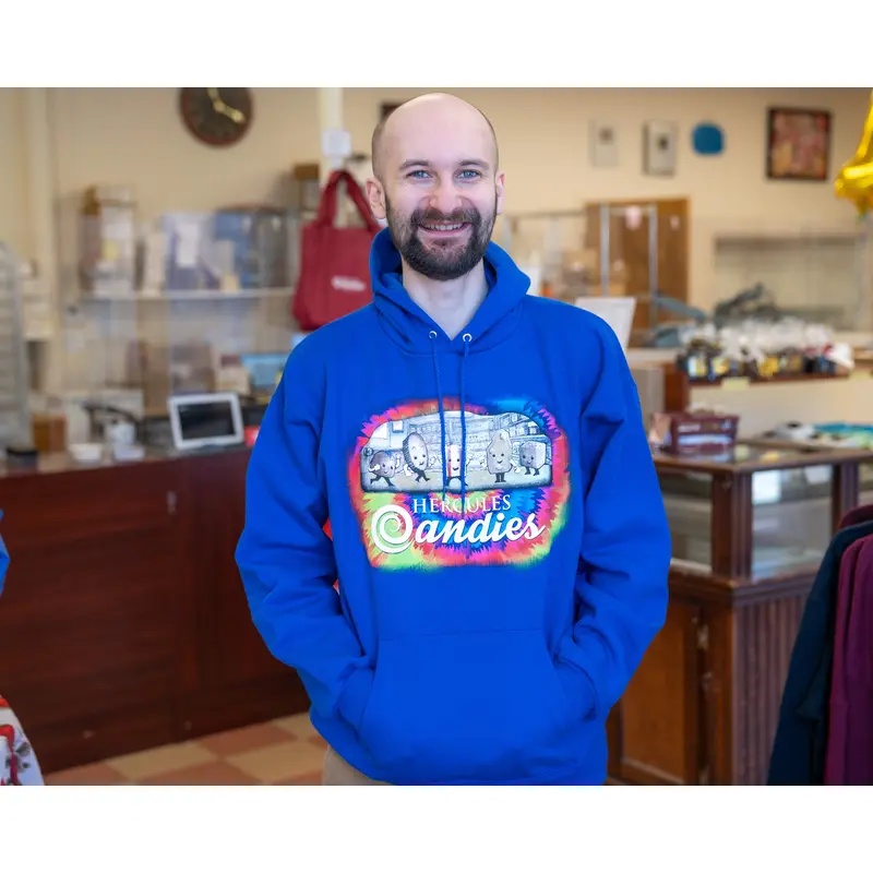 Hercules Candy Blue Pullover Hoodie