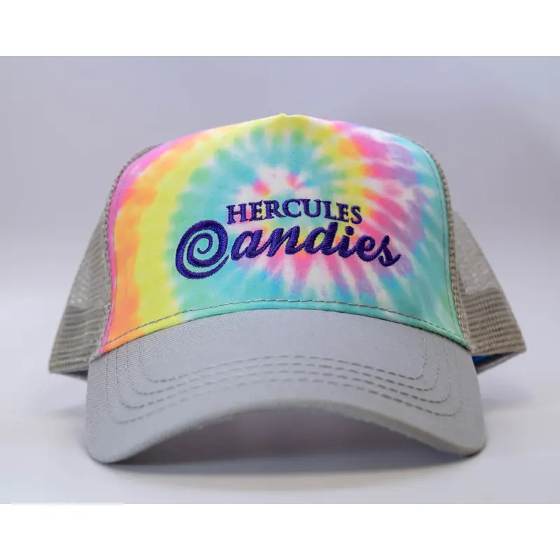 Hercules Candy tie dyed logo hat