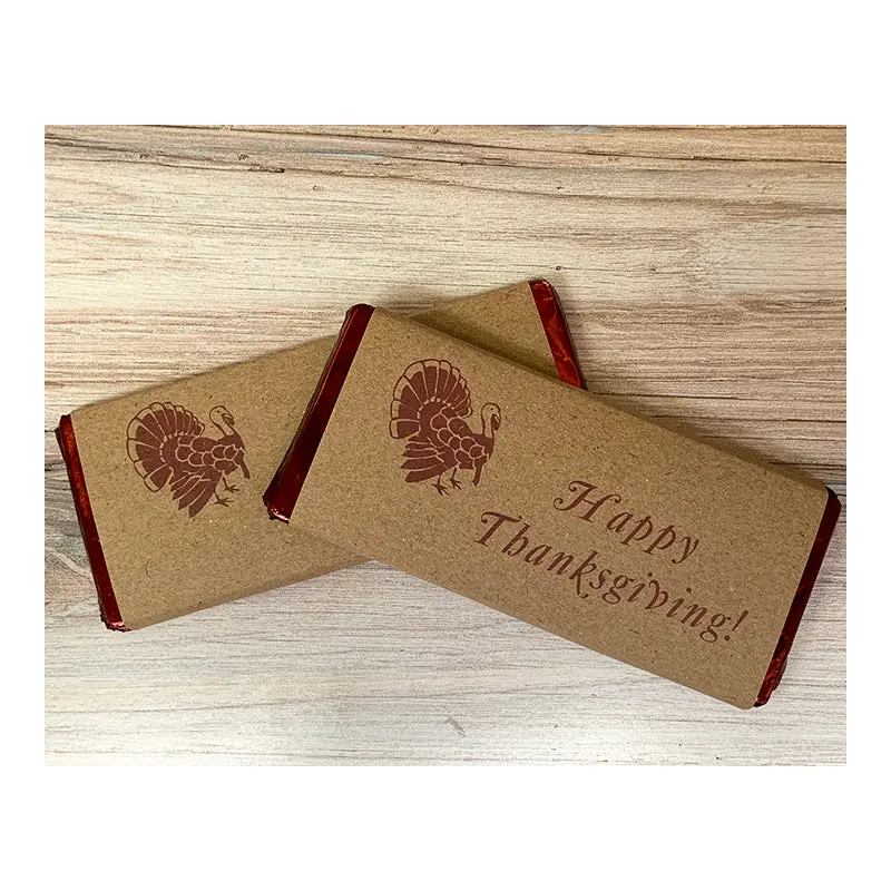 Large Happy Thanksgiving candy bar