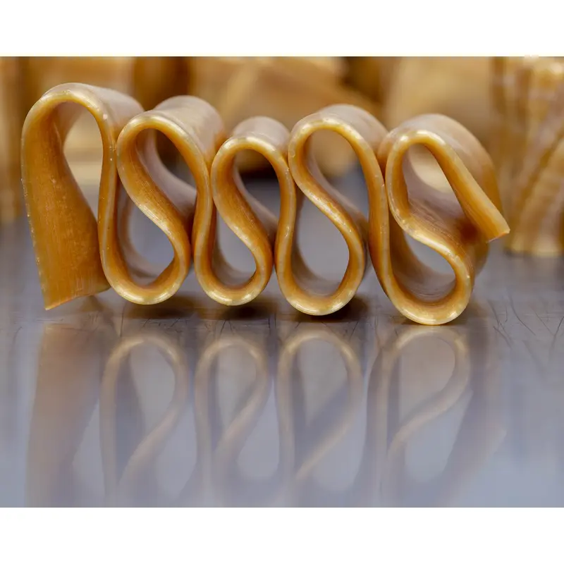 Peanut butter filled molasses ribbon candy