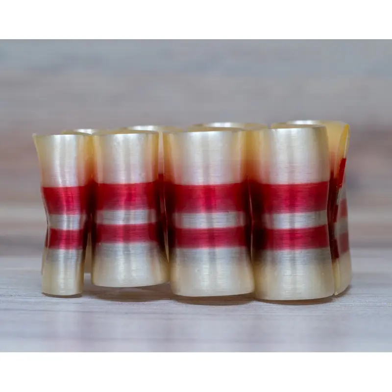 Peppermint Ribbon Candy, chocolate filled