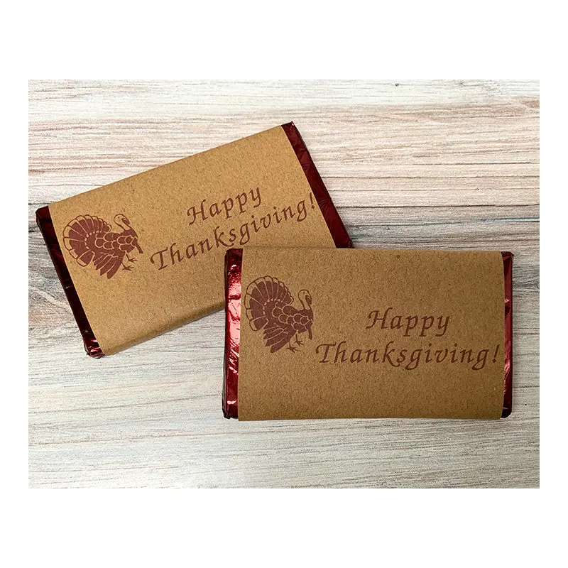 Small Happy Thanksgiving candy bar