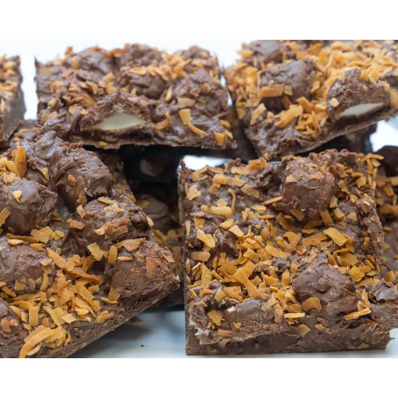 Toasted Coconut Marshmallow Bark