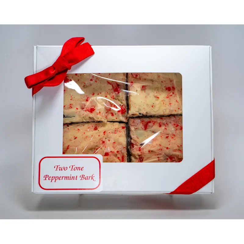 Two-Tone Peppermint Bark