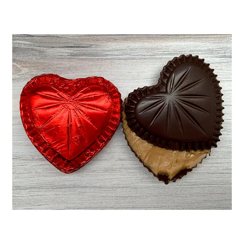Vegan Chocolate Heart Box, peanut butter filled