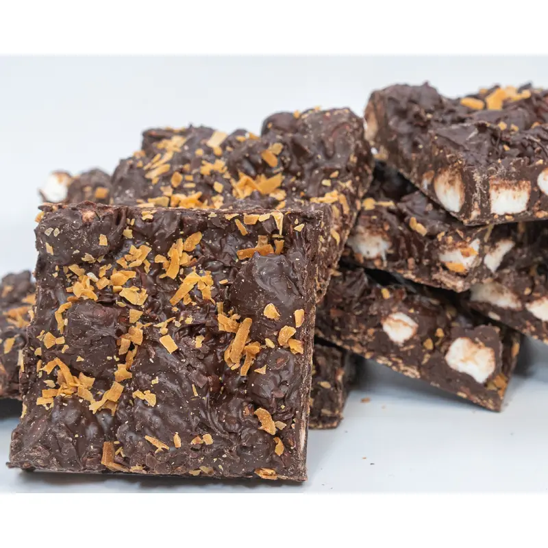 Vegan Toasted Coconut Marshmallow Bark