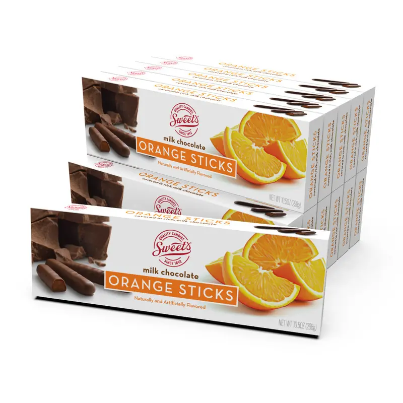 Milk Chocolate Orange Sticks