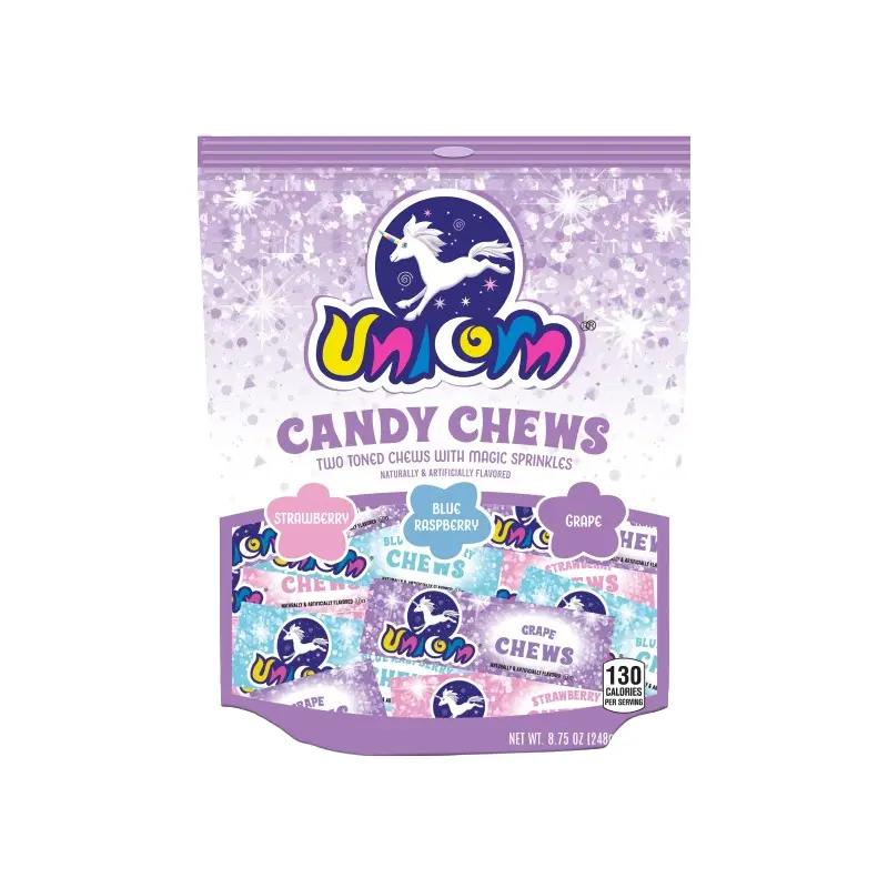Adams and Brooks Unicorn Candy Chews 8.75 oz. Bag