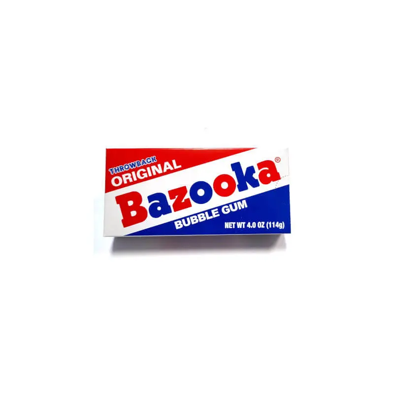 Bazooka Original Bubble Gum - 4-oz. Theater Box