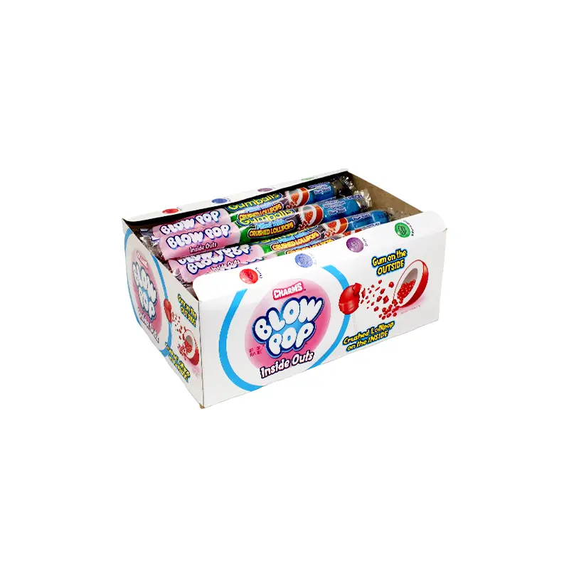 Charms Blow Pop Inside Out 8 Tube Gumball 2.3 oz.