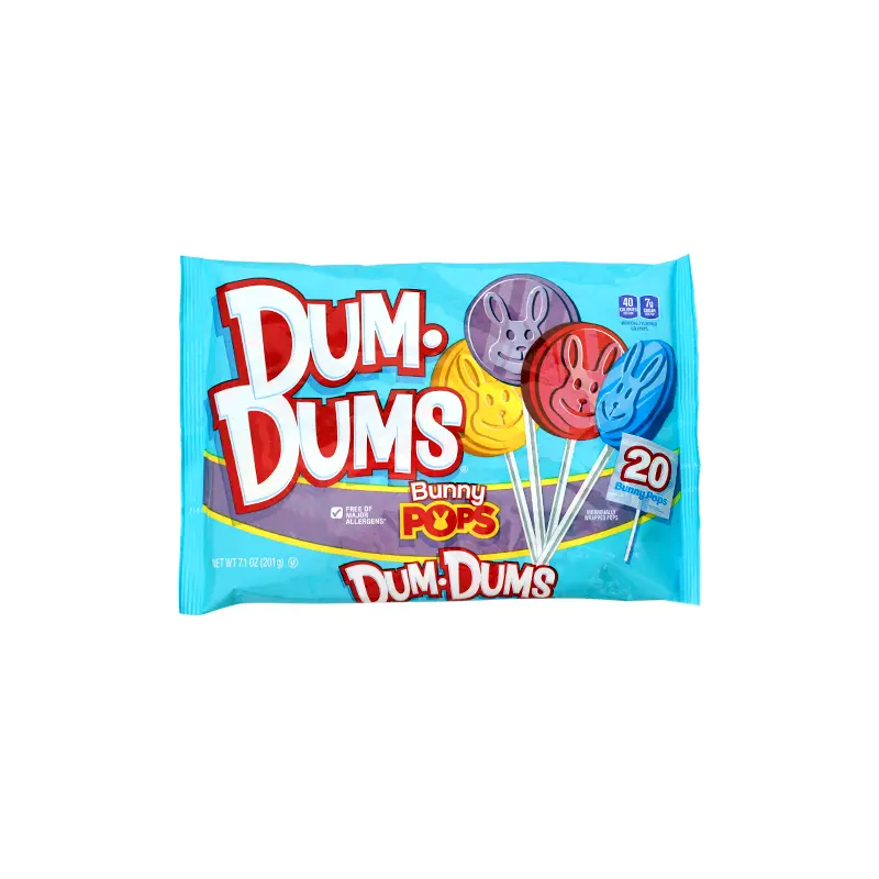 Dum Dums Bunny Pops 20 Count 7.1 oz. Bag