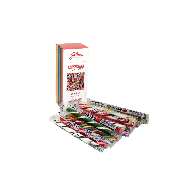 Gilliam Assorted Stick Candy 24 Stick 12 oz. Box