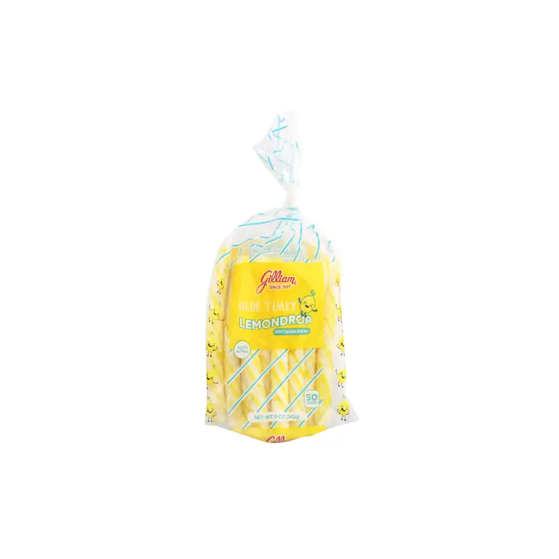 Gilliam Old Timey Lemon Drop Soft Sticks 5 oz. Bag