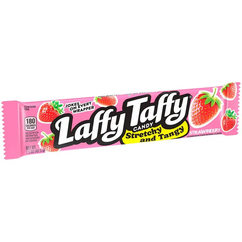Laffy Taffy Stretchy & Tangy Strawberry Candy Bar 1.5 oz.