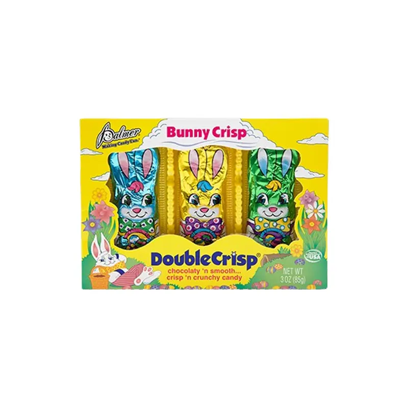 Palmer Bunny Crisp 3 Count Foil Wrapped Bunny 3 oz. Box