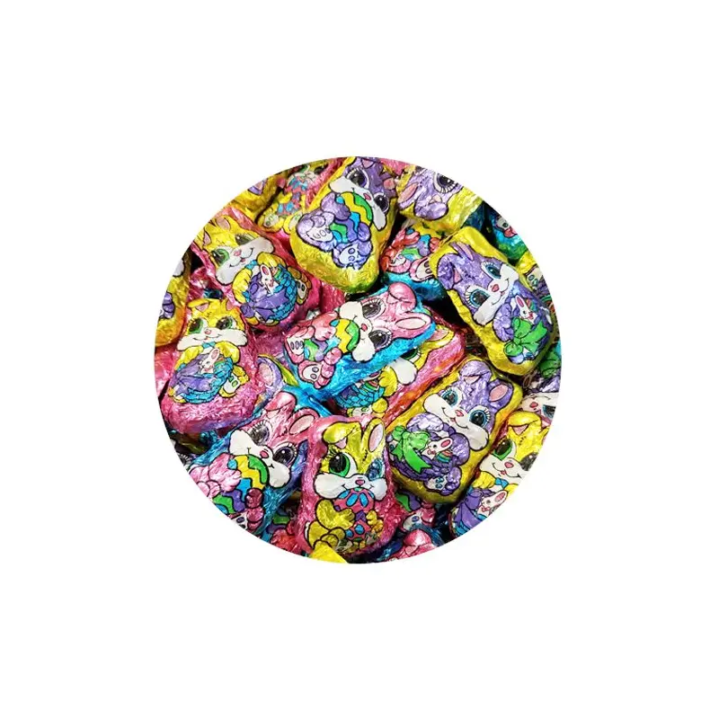 Palmer Foiled Milk Chocolate Bunnies - 3 lb Bulk Bag