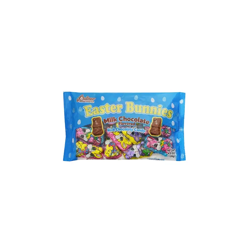 Palmer Milk Chocolate Foil Wrapped Bunnies 4.5 oz. Bag