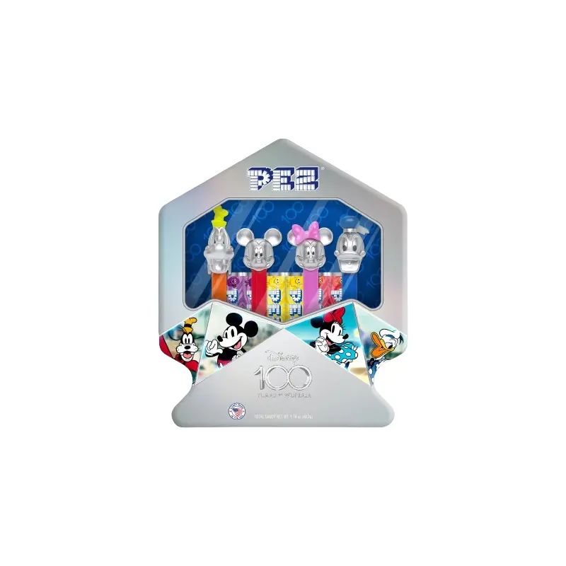 PEZ Disney 100 Years of Wonder Gift tin 1.74 oz.