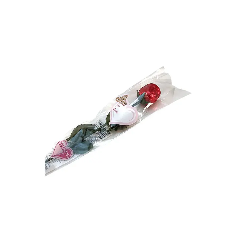 Red Foiled Belgian Chocolate Color Splash Valentine Roses