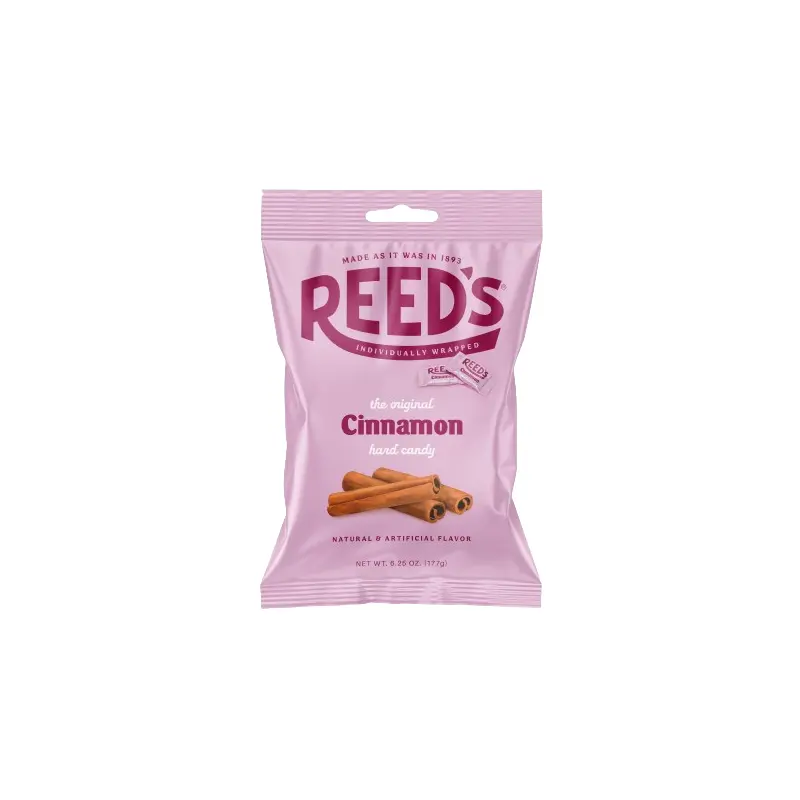 Reed's Wrapped Cinnamon Hard Candy 6.25 oz. Bag
