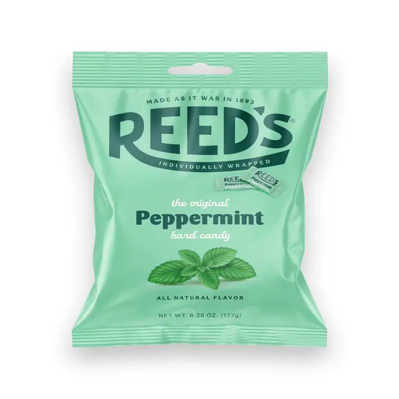 Reed's Wrapped Peppermint Hard Candy 6.25 oz. Bag