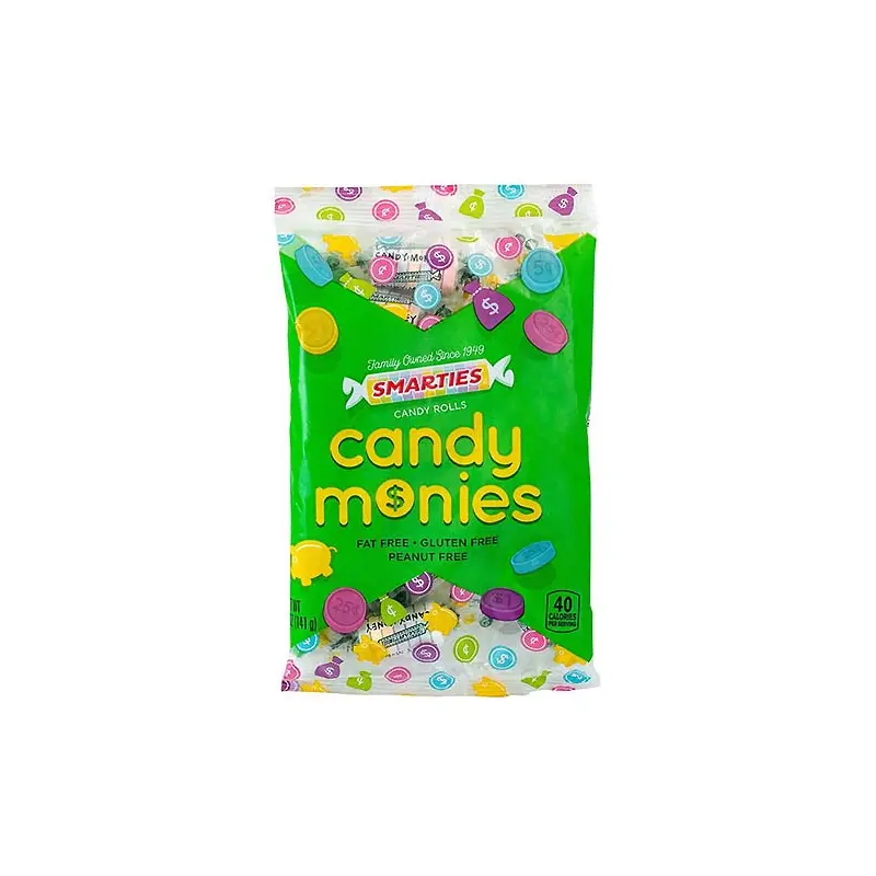 Smarties Candy Monies Candy Rolls - 5-oz. Bag