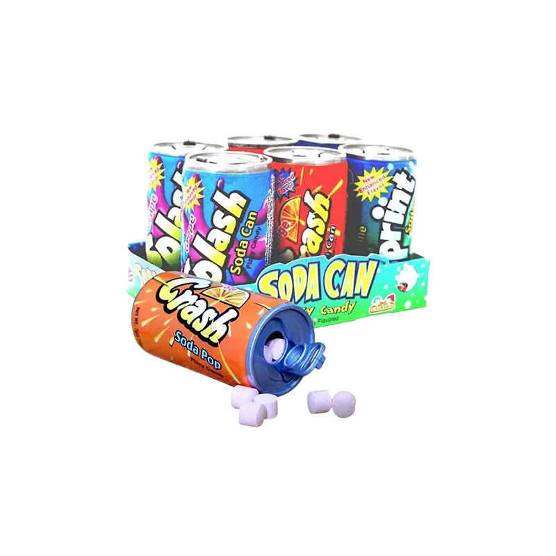 Soda Can Fizzy Candy 6-Pack 1.48 oz.