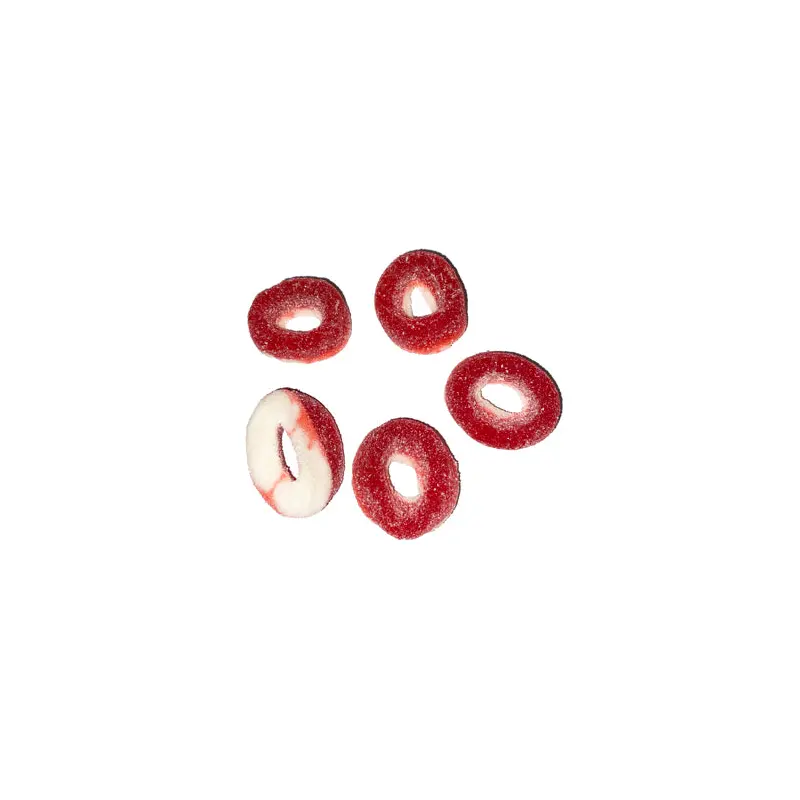 Kervan Gummy Cherry Rings 5 LB Bulk Bag