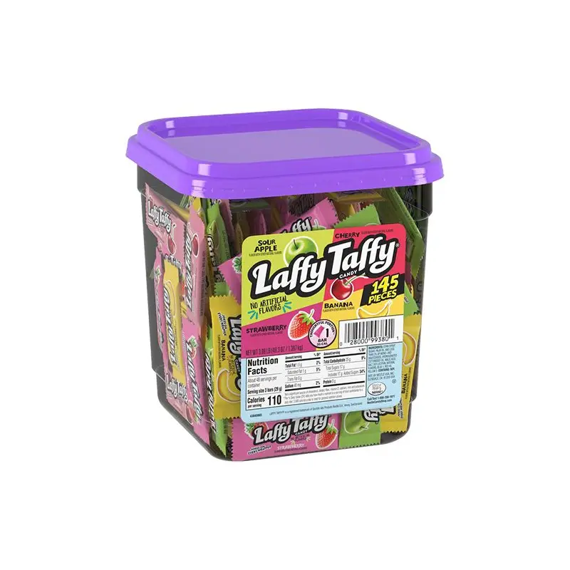 Laffy Taffy Assorted Flavors Candy Mini Bar .3 oz. - Tub of 145