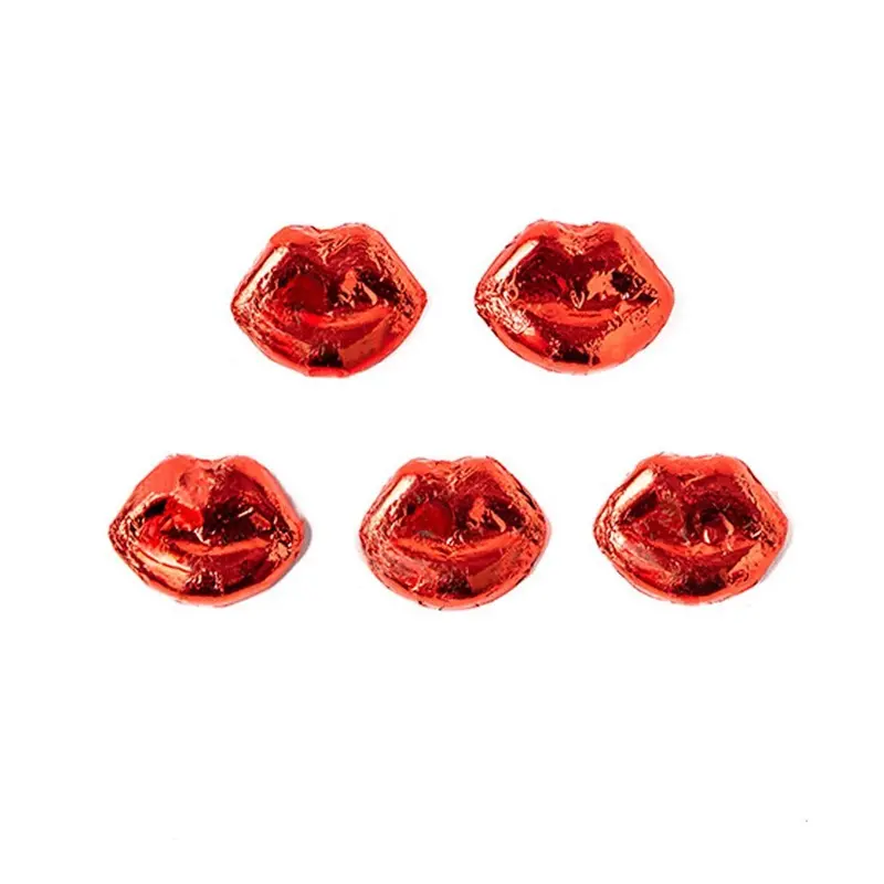 Madelaine Milk Chocolate Miniature Foiled Lips - Bulk Bags