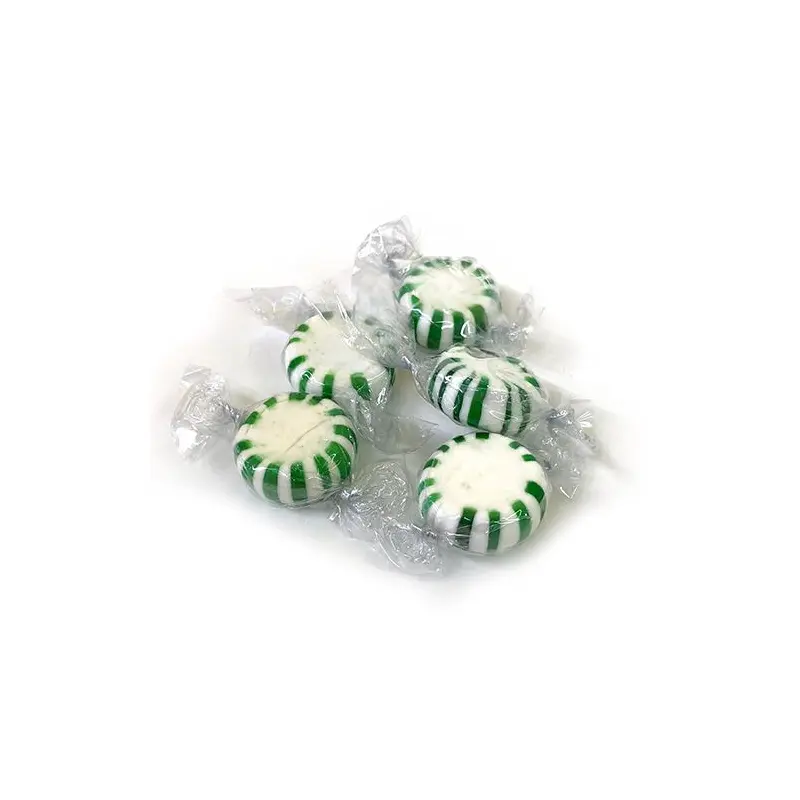 Spearmint Starlight Mints Hard Candy - 5 LB Bulk Bag