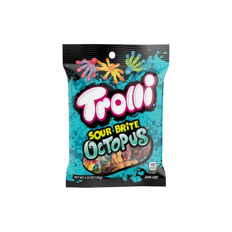 Trolli Sour Brite Octopus Gummi Candy - 4.25-oz. Bag