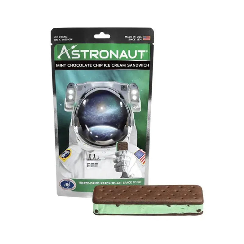 Astronaut Mint Chocolate Chip Ice Cream Sandwich 1.1 oz. Bag