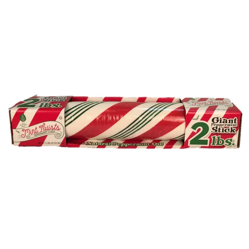 Atkinson's Mint Twists Giant Peppermint Stick 2 LB