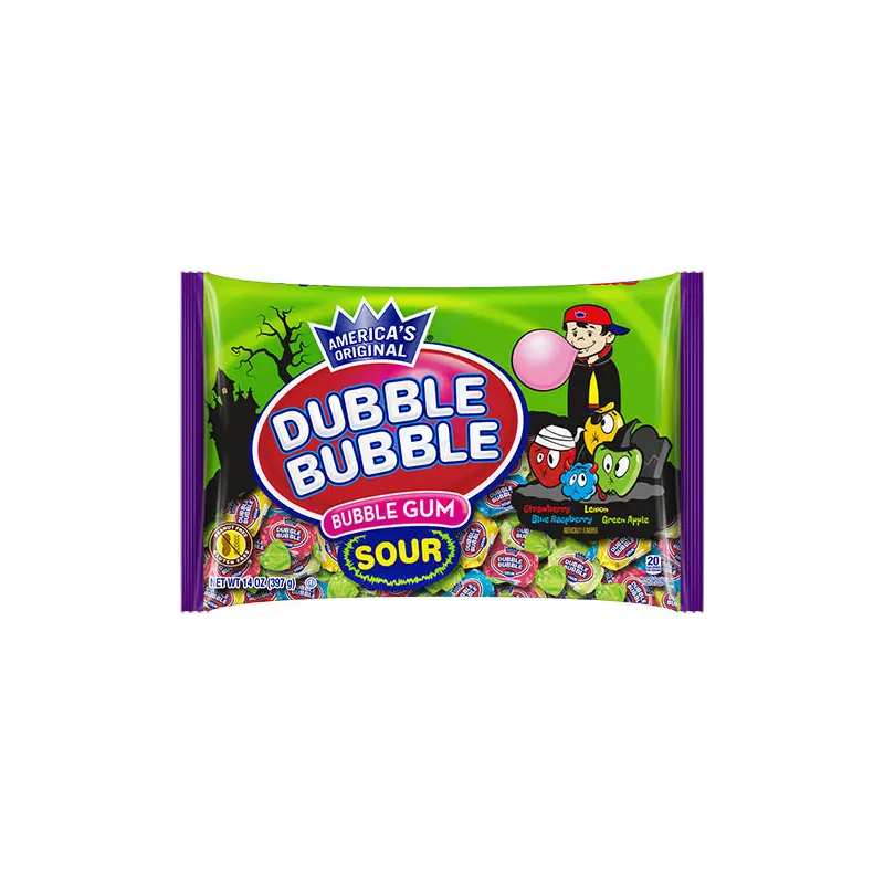 Dubble Bubble Sour Bubble Gum - 14-oz. Bag