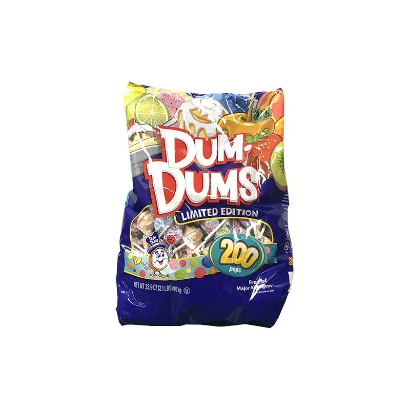 Dum Dums Limited Edition Assorted Flavors Lollipops - Bag of 200