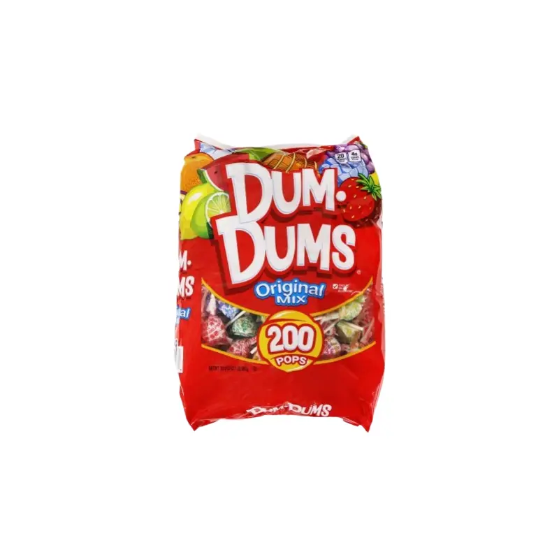 Dum Dums Original 200 Count Lollipop 33.9 oz. Bag