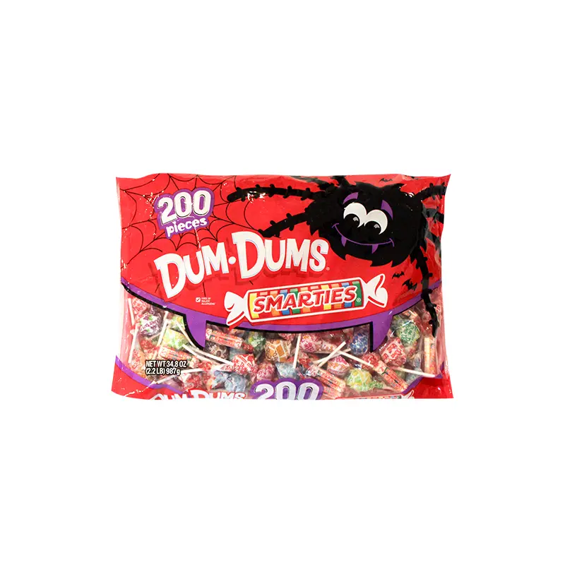 Dum Dums Original Pops & Smarties Candy Mix - 200 Piece Bag