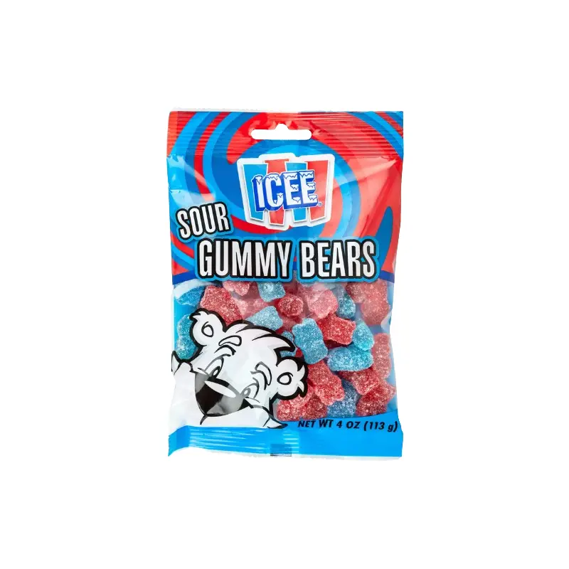 ICEE Sour Gummy Bears 4 oz. Bag